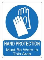 work safety sign vector design