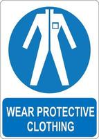 work safety sign vector design