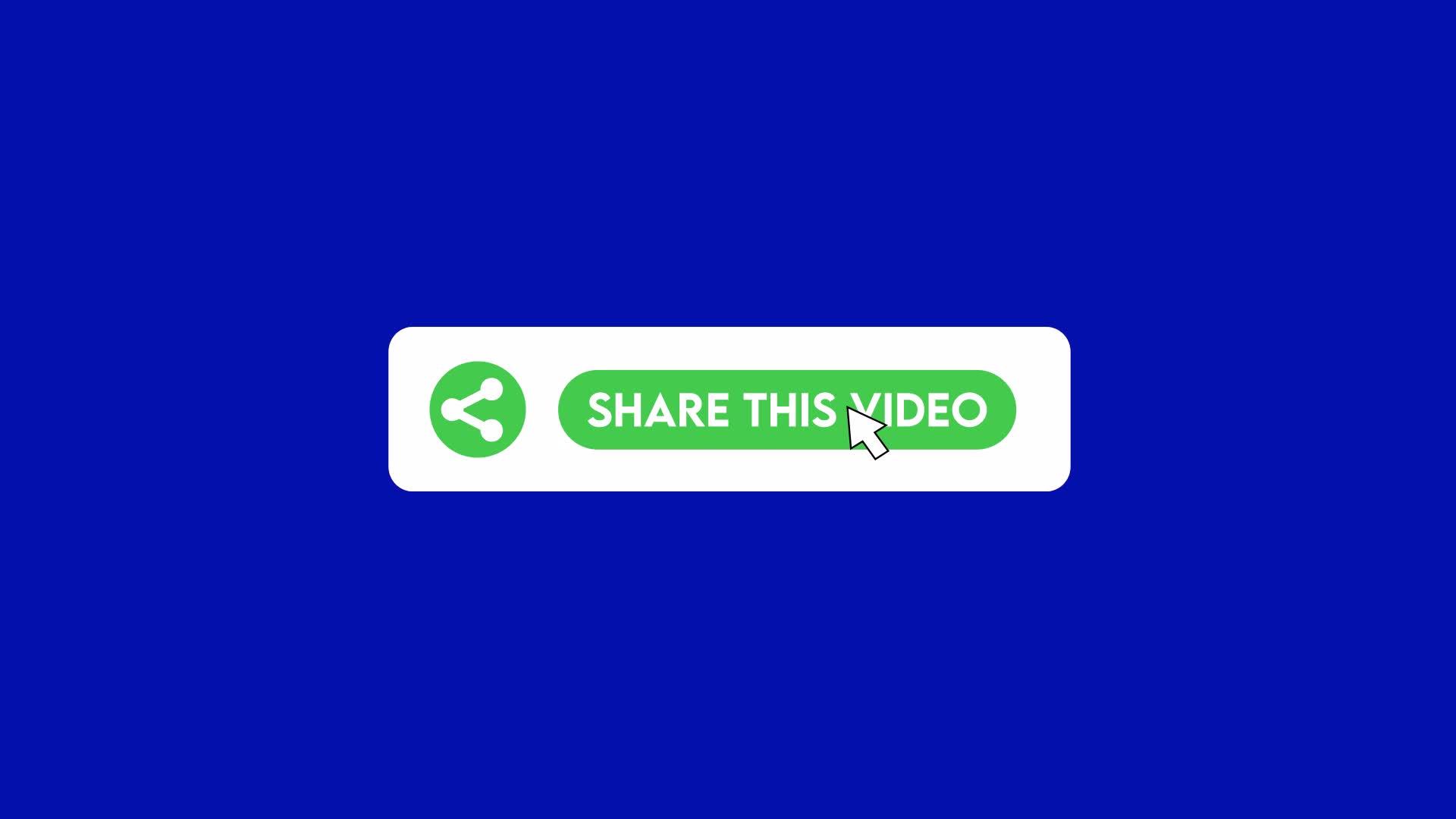 Elegant YouTube Share Button Animation 11779801 Stock Video at Vecteezy