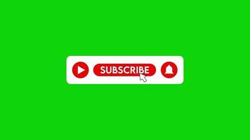 Youtube Subscribe Animation Stock Video Footage for Free Download