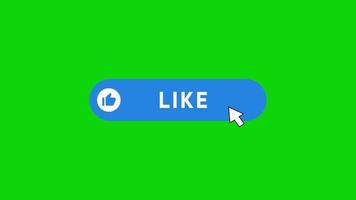 Elegant YouTube Like Button Animation video