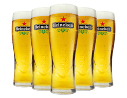 five glass of beer png