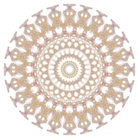 mandala de adorno floral abstracto png