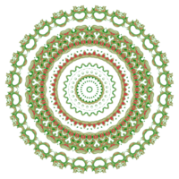 Flower mandala illustration png