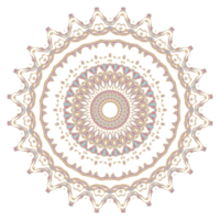 mandala de ornamento floral abstrato png