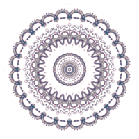 Circle floral pattern png