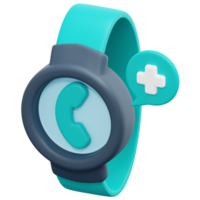 smartwatch 3d render icon illustration png