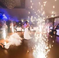 Beautiful wedding dance photo