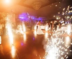 hermoso baile de bodas foto