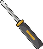 flat-head screwdriver vector
