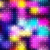 Vector abstract background of colorful glowing dots. Pattern of simple geometric shapes, wallpaper