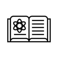 science book icon vector