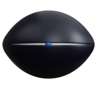 3d interpretazione nero chiuso occhi isolato png