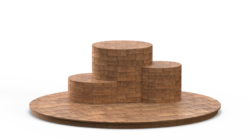 Wooden 3D Stage Backdrop png