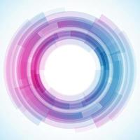 Geometric frame from circles, vector abstract background, wallpaper