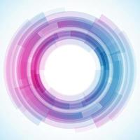 Geometric frame from circles, vector abstract background, wallpaper