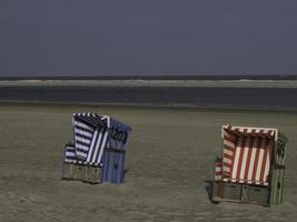 isla langeoog en el mar del norte foto