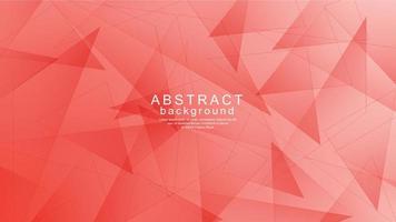 Abstract triangle design on gradient background vector