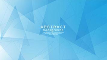 Abstract triangle design on gradient background vector