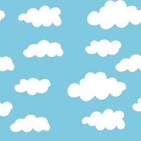 Seamless Cloud Pattern vector