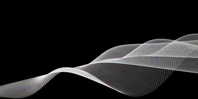 fondo abstracto de onda de malla 3d. estilo de tecnología futurista. fondo elegante para presentaciones de negocios. foto