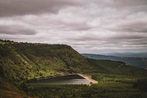 The black mountains in Wales photo