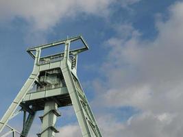 Old mine and the city of Bochum photo