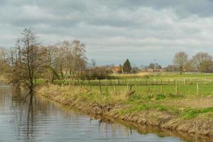 The river Aa near borken in germany photo