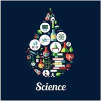 Science. genetics, biochemistry icon vector