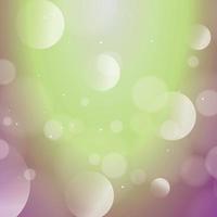 Abstract multicolored blurred bokeh on red background - Vector