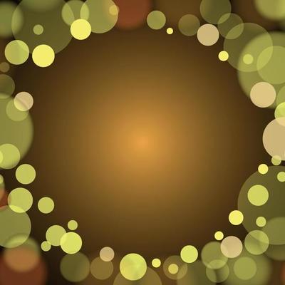 Abstract multicolored bokeh background with defocused circles and glitter. Decoration element for Christmas and New Year holidays, greeting cards, web banners, posters - Vector