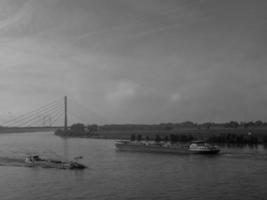 Wesel at the river rhine photo