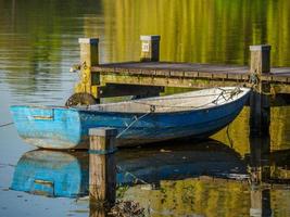 at a lake near borken in westphalia photo