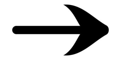 Illustration Vector Graphic of Black Arrow Cion