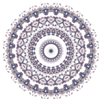 círculo patrón floral png