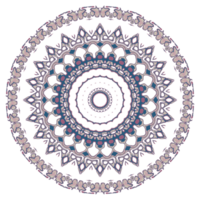 Circle floral pattern png