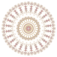 Abstract floral ornament mandala png