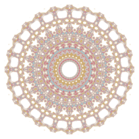 mandala de ornamento floral abstrato png