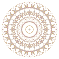 mandala de ornamento floral abstrato png