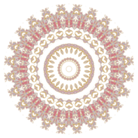 mandala de adorno floral abstracto png