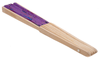 ventilador roxo estilo ásia isolado png