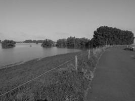 the rhine river near wesel photo