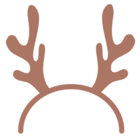 deer antlers hoop for the holiday png