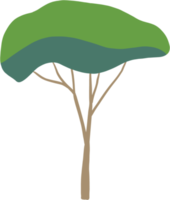 Einfachheit Baum Freihandzeichnen flaches Design. png