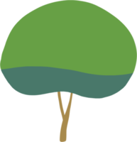 Einfachheit Baum Freihandzeichnen flaches Design. png