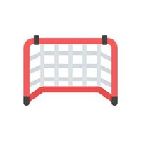 hockey stick and ball Equipment for playing sports on ice. vector