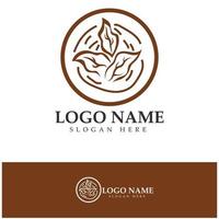 tobacco leaf logo,tobacco field and tobacco cigarette logo template design vector