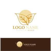 tobacco leaf logo,tobacco field and tobacco cigarette logo template design vector