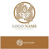 tobacco leaf logo,tobacco field and tobacco cigarette logo template design vector