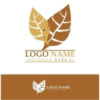 tobacco leaf logo,tobacco field and tobacco cigarette logo template design vector